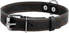 Нашийник Collar одинарний (ширина 35 мм, довжина 48-63 см) Чорний (02731Collar)