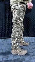 Зимові військові штани піксель ЗСУ, штани піксель зимові штани тактичні з наколінниками ЗСУ на синтепоні 50 - зображення 4