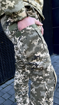 Зимові військові штани піксель ЗСУ, штани піксель зимові штани тактичні з наколінниками ЗСУ на синтепоні 50 - зображення 5