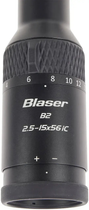 Приціл оптичний Blaser B2 2,5-15х56 iC сітка 4 А з підсвіткою. Шина ZM/VM - зображення 7