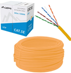 Patchcord Lanberg UTP Cat 5e 10 m Orange (5901969422801)