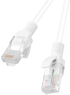 Патч-корд Lanberg UTP Cat 6 5 м White (5901969421286)