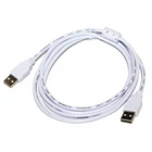 Кабель Usb 2.0 AM / AM male to male длина 1,8 метра белый пакет
