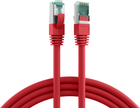 Патч-корд LogiLink Cat 6a S/FTP 1 м Red (4052792020373)