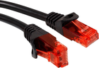 Патч-корд Maclean UTP Cat 6 1 м Black (5902211101475) - зображення 1