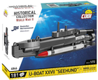 Klocki konstrukcyjne Cobi Historical Collection World War II U Boat XXVII Seehund 181 element (5902251048464) - obraz 1