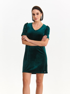 Sukienka krótka jesienna damska Top Secret SSU4527CZ 40 Ciemnozielone (5903411538818) - obraz 1