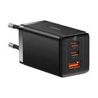 Зарядное устройство СЗУ Baseus GaN5 Pro 2xUSB-C + USB 65 W Black (YM1659)