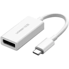 Перехідник адаптер Ugreen USB-C to DisplayPort 15cm White (YM1163)
