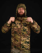Тактична куртка SoftShell "Кіборг" - мультикам S - изображение 4