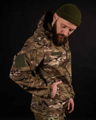 Тактична весняна куртка SoftShell "Шторм" - мультикам 2XL - зображення 6