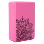 Блок для йоги (кирпич) Profi Flowers SP 0858-5 23.5×15×8см 180г розовый