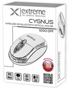 Mysz Esperanza 3D Cyngus Wireless Biała (5901299946503) - obraz 3