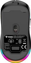 Mysz Yenkee Samurai Wireless/USB Czarna (YMS 3500BK) - obraz 4