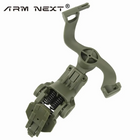 Крепление чебурашки ARM Next S40 для наушников на шлем Оливковый (Kali) AI222 - изображение 2