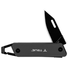 Розкладной туристический нож True Utility Modern Keychain Knife, Grey/Natralock (TR TU7060N) - изображение 1