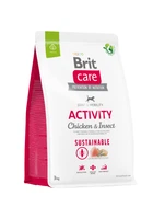 Корм для собак з підвищеною активністю Brit Care Dog Sustainable Activity з куркою та комахами