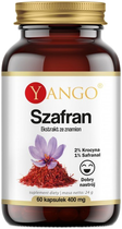 Suplement diety Yango Szafran 400 mg 60 kapsułek Równowaga Emocjonalna (5907483417569) - obraz 1