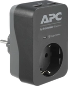 Filtr sieciowy APC Essential SurgeArrest 1 wyjście, 2 USB Czarny (PME1WU2B-GR) - obraz 1