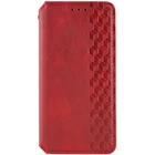 Шкіряний чохол книжка GETMAN Cubic (PU) для Samsung Galaxy M14 5G Червоний