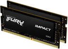 Оперативна пам'ять Kingston Fury SODIMM DDR4-3200 32768 MB PC4-25600 (Kit of 2x16384) Impact Black (KF432S20IBK2/32)