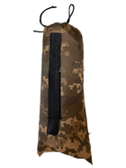 Дощовик пончо для військових, камуфляж піксель на липучках - зображення 7