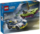 Конструктор LEGO City Погоня на поліцейській машині та маслкарі (60415)