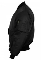 Тактична куртка Mil-tec MA1 Flight Jacket (Bomber) Black 10402002-5XL - зображення 4