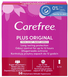 Wkładki higieniczne Carefree Plus Original Fresh scent 56 szt (3574661487311) - obraz 1