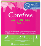Wkładki higieniczne Carefree Cotton Aloe normal zapach aloesowy 56 szt (3574661486307) - obraz 1