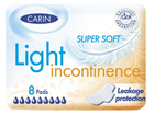 Wkładki na nietrzymanie moczu Carin Light Incontinence super soft 8 szt (8594004301048) - obraz 1