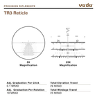 Оптический прицел EOTech Vudu 5-25x50 FFP TR3 MRAD - изображение 15