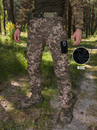 Зимові брюки карго тактичні Softshell BEZET Ешелон піксель - XL - зображення 1