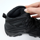 Ботинки кожаные OKSY TACTICAL Black демисезонные 41 размер - изображение 10