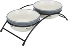 Подставка с мисками из керамики для кошек Trixie Eat on Feet 250 мл (TX-24790)