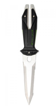 Нож GOEMON Black для подводной охоты дайвинга фридайвинга плавания - изображение 2