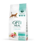 Сухой корм для кошек Optimeal Sterilised для стерилизованых с индюшкой и овсом