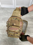 Тактична сумка нагрудна Cross Bag Slim Elite Hex Multicam - изображение 3