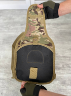 Тактична сумка нагрудна Cross Bag Slim Elite Hex Multicam - изображение 4