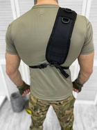 Тактична сумка нагрудна Tactical bag Black - изображение 7