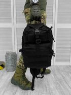 Сумка тактична з однією лямкою Tactical Bag Black 30 л - зображення 6