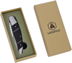 Складной нож Laguiole 20.5 см в подарочной коробке Черный (40269037) - изображение 5
