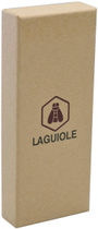 Складаний мисливський ніж Laguiole 19.5 см фіксатор леза в подарунковій коробці Коричневий (40269007) - зображення 7