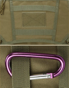Тактичний рюкзак для риболовлі полювання походів туризму активного відпочинку спорту 50х27х22 см (476023-Prob) Оливковий - зображення 8