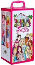 Rozkładana szafa Klein dla lalek Barbie z półkami i wieszakami na ubrania (4009847058010) - obraz 1