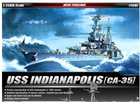 Model do składania Academy USS Indianapolis CA35 skala 1:35 (8809258927266) - obraz 1