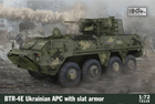 Збірна модель IBG BTR-4E Ukrainian APC with Slat Armor масштаб 1:72 (5907747902343) - зображення 1