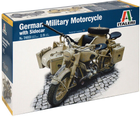 Model do składania Italeri German BMW R75 Sidecar skala skala 1:9 (8001283074032)