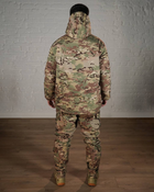 Зимняя военная форма SoftShell с утеплителем ХОЛОСОФТ мультикам маскировочный костюм штаны и бушлат L - (50) - изображение 3