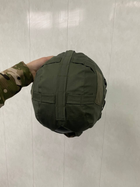 Кавер на каску защитный MICH с ушами ПРОФИ рип-стоп чехол на шлем маскировочный с фиксацией для очков - изображение 9